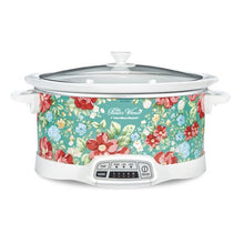 Load image into Gallery viewer, Pioneer Woman 7 Quart Programmable Slow Cooker Vintage Floral by Hamilton Beach