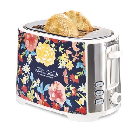 Pioneer Woman Extra-Wide Slot 2 Slice Toaster Fiona Floral by Hamilton Beach