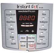 Instant Pot LUX60 6 Qt 6-in-1 Multi-Use Programmable Pressure Cooker, Slow Cooker, Rice Cooker, Sauté, Steamer, and Warmer