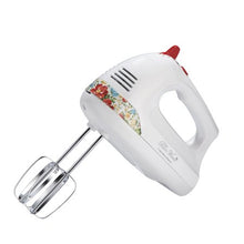Load image into Gallery viewer, Pioneer Woman Hand Mixer with Vintage Floral Snap-On Case by Hamilton Beach